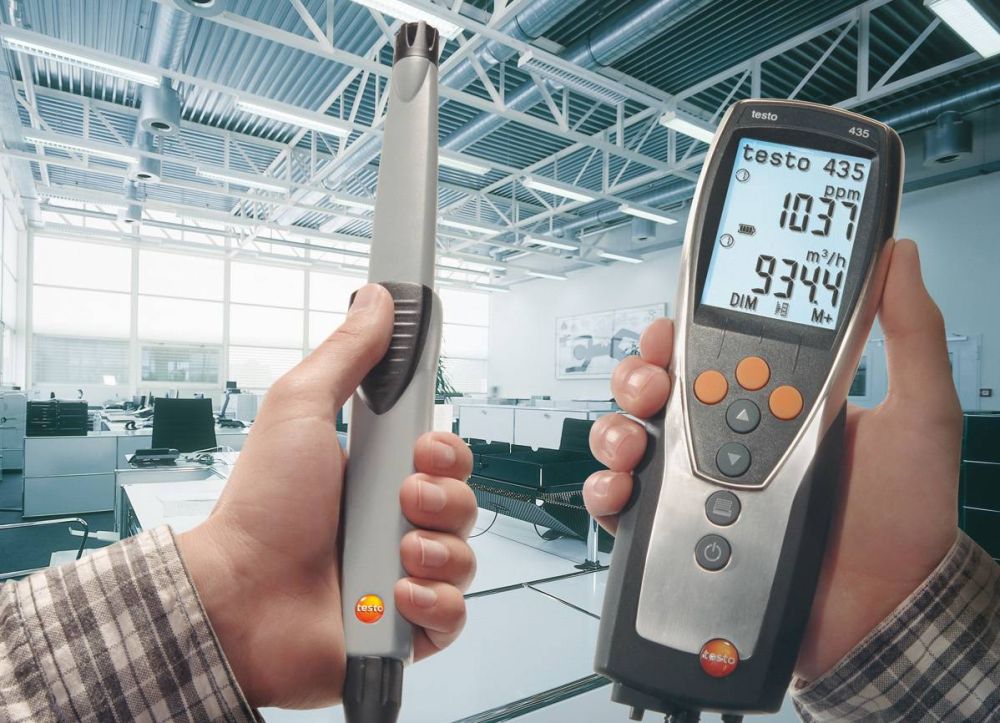 testo   435-2, многофункциональный измерительный прибор для систем ОВК