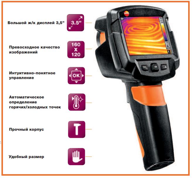 Преимущества тепловизоров серии Testo 870